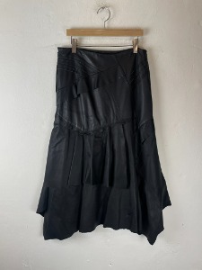 DOHO lamb leather skirt